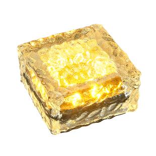 太阳能草坪灯户外防水地埋灯庭院造景布置感应灯花园氛围灯冰砖灯