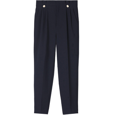 高腰OSA通勤简约休闲裤