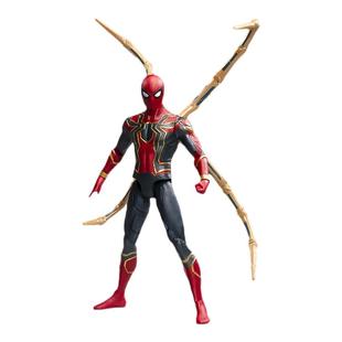 中动钢铁蜘蛛侠手办可动人偶漫威复仇者联盟4摆件模型男孩玩具