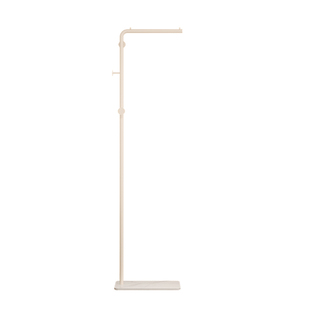 简约家用落地衣架卧室床边挂衣架立柱大理石衣帽架入户门衣服架子