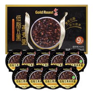 礼盒装】金味低脂五黑燕麦粥送礼长辈老人即食代餐营养早餐燕麦粥