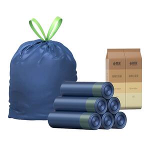 靓涤厨房垃圾袋特厚加大号手提式家用抽绳加厚厨房超大容量塑料袋