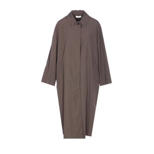 THE ROW 女士棕褐色arwen 尼龙单排扣风衣2025秋冬新款意大利代购