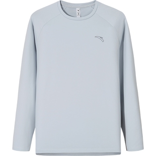 安踏运动长T男2026春季新款吸汗速干运动打底衫骑行服训练服长袖