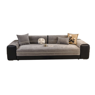 现代轻奢高级感四季通用沙发垫2026新款固定防滑座垫防猫抓坐垫子