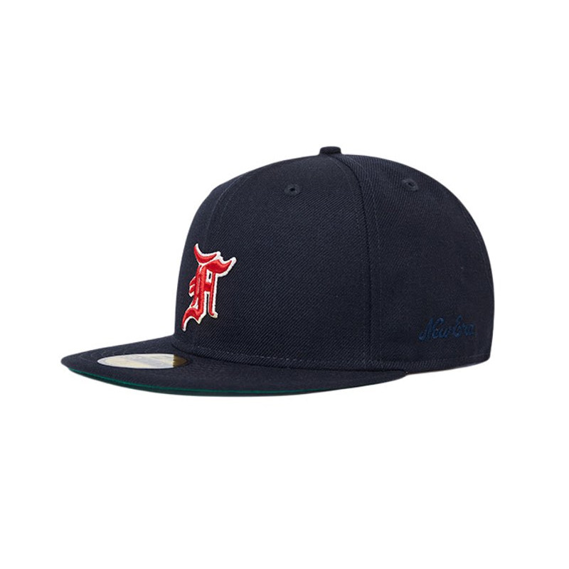 New Era X FEAR OF GOD联名纽亦华全封硬顶平檐遮阳户外潮棒球帽