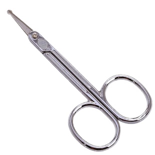 韩国777圆头鼻毛剪刀不锈钢进口正品男士手动安全鼻毛修剪器