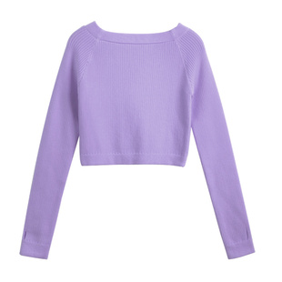 儿童舞蹈服长袖芭蕾舞毛衣坎肩女童中国舞练功服装幼儿跳舞连体裙