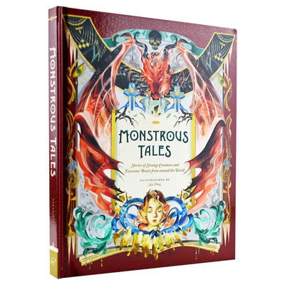 英文原版 精怪故事集 Sija Hong 六厘蛰羊插画 Monstrous Tales 精装收藏版