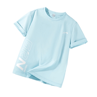 贵人鸟童装儿童速干t恤男童夏季薄款短袖大童2026新款夏装上衣服