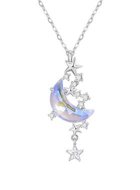 微汀正品|月溅星河999纯银项链