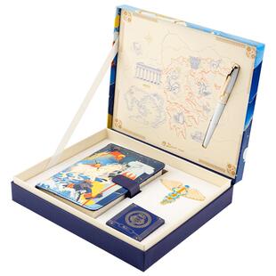 毕加索钢笔官方5523环球文化之旅笔记本礼盒男女士高档商务办公套装成人练字生日送礼企业定制LOGO刻字旗舰店