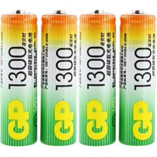 GP超霸5号充电电池7号五号1300毫安KTV麦克风话筒相机鼠标键盘玩具七号空调遥控器1.2v可代1.5v可充电电池