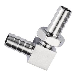 304不锈钢宝塔穿板弯头90度直角隔板穿孔软管气嘴皮管接头