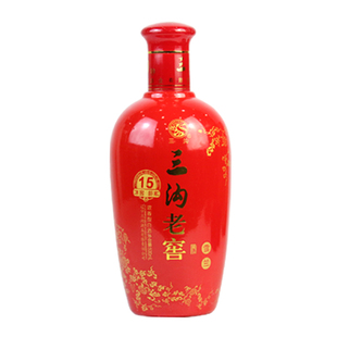 辽宁特产三沟白酒窖龄15年喜宴酒52度500ml/瓶浓香型高度纯粮白酒