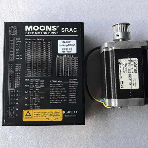 溢价-MOONS鸣志步进驱动器SRAC2，型号MA-2202，输入