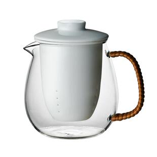 九土手工耐高温玻璃煮茶壶带过滤陶瓷内胆家用可加热花茶壶泡茶壶