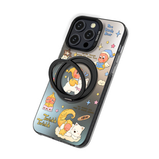 【magsafe磁吸支架手机壳】星星人适用苹果华为小米支点壳mate新款iphone17/16/15/14/13promax旋转ultra卡通