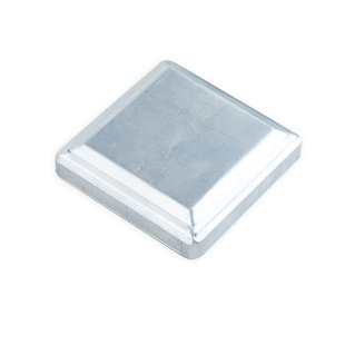 铁艺方管配件护栏封顶冲压铁皮封口栏杆顶盖围挡遮丑盖帽锌钢装饰