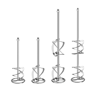 燎工品牌高精密304不锈钢螺旋搅拌桨杆头分散桨螺带式叶片M12/14