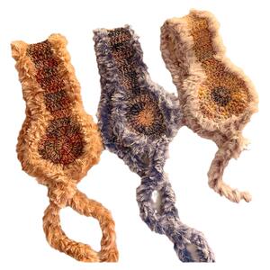 民族风针织毛线耳罩女冬季保暖毛绒防寒护耳套防冻耳暖耳包耳捂子