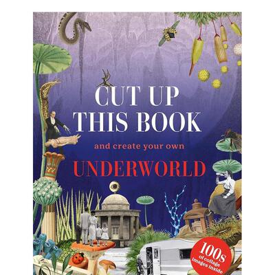 【预售】【贴纸书】剪下来，拼凑属于你的地下世界 Cut Up This Book and Create Your Own Underworld 原版英文儿童趣味