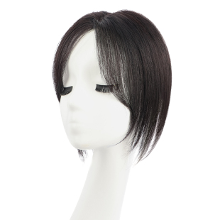 无需发卡刘海假发女片头顶全真发蓬松增发量自然前额魔术贴补发片