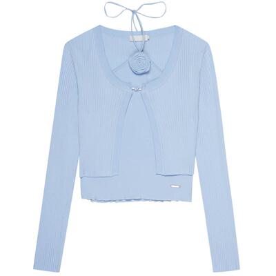 revan设计师芭蕾风真两件毛衫