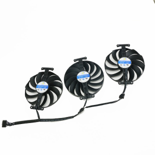 适用ASUS/华硕RTX3060 3060ti 3070 DUAL巨齿鲨V2 OC显卡散热风扇