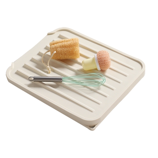 台面斜坡硅胶沥水垫水槽滤水垫厨房导流排水垫加厚置物防滑收纳垫