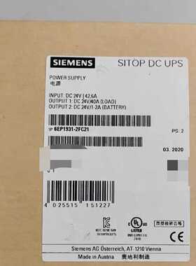 6EP1931-2FC21SITOP DC UPS电源—议价