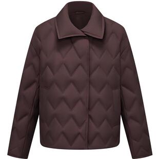 波司登2025秋冬新款女士羽绒服短款翻领商务优雅鹅绒服小个子外套