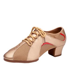 酷彩贝蒂拉丁舞教师鞋女新款软底不累脚广场摩登交谊舞专用鞋秋冬