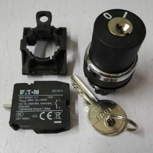 议价正品EATON/伊顿 穆勒 Moeller 2档 3档钥匙开关 A22-RS3 A22-
