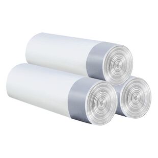 厂家直销酒店宾馆用点断式平口黑色垃圾袋加厚厨房垃圾袋45*55