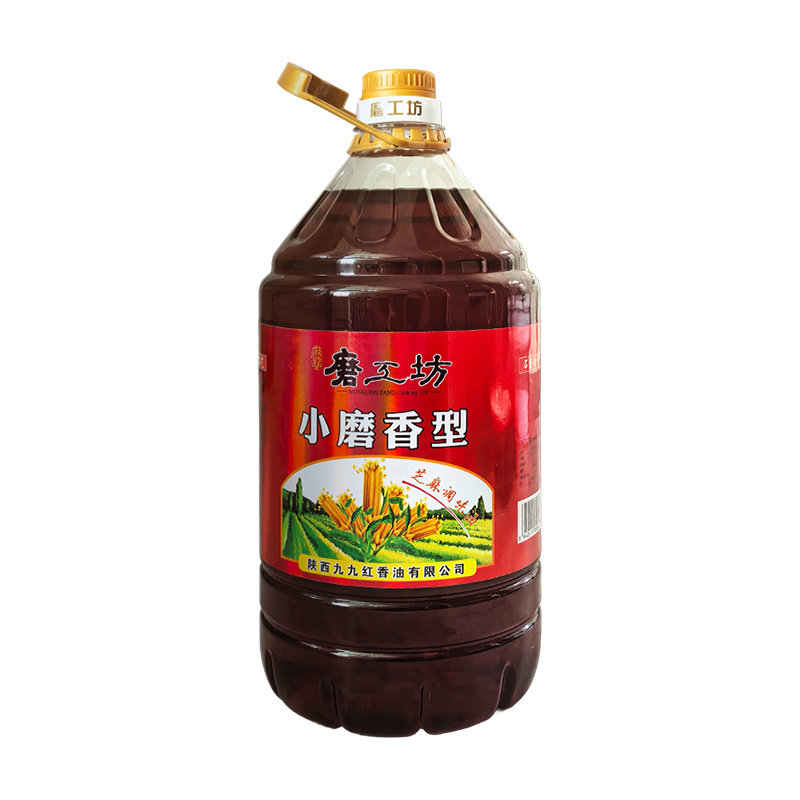 磨工坊芝麻调味油5升商用桶装纯正火锅油碟专用烧烤香油整箱批发