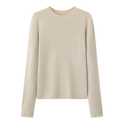 画风drawwind圆领长袖羊毛打底衫