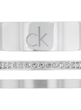 【明星同款】CalvinKlein官方正品CK叠戴款戒指情侣对戒送女友