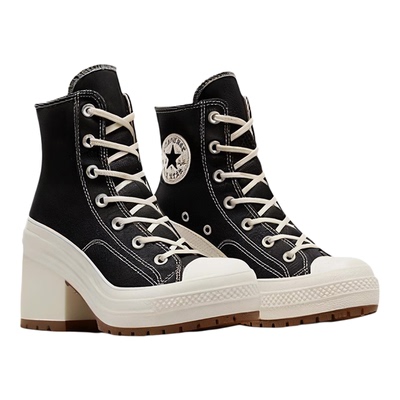 Converse/匡威正品新款女士高帮运动休闲减震高跟帆布鞋A05347C