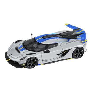 HKM限量 1:64 柯尼赛格Jesko Attack高翼版全碳超跑 合金汽车模型