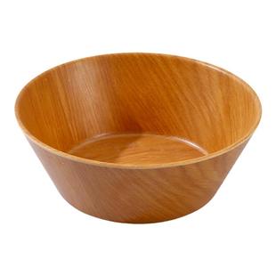 扬格仿木纹日式拉面碗商用螺蛳粉碗凉拌粉碗创意复古米饭小碗餐具