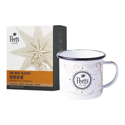 Peets皮爷新鲜手冲挂耳包+搪瓷杯