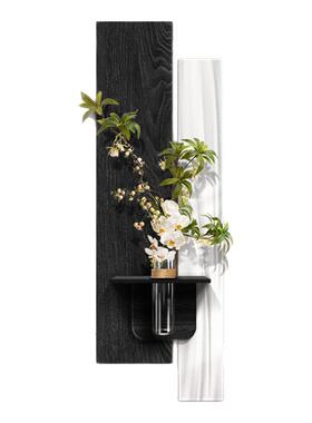 水培绿植玄关装饰画简约侘