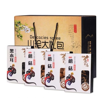 年货礼盒山珍大礼包东北菌类特产