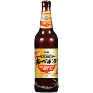 辽宁本溪特产龙山泉原浆白啤酒480ml精酿白啤瓶装国产整箱