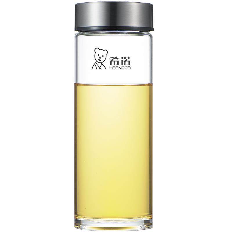 希诺单层带滤网玻璃杯