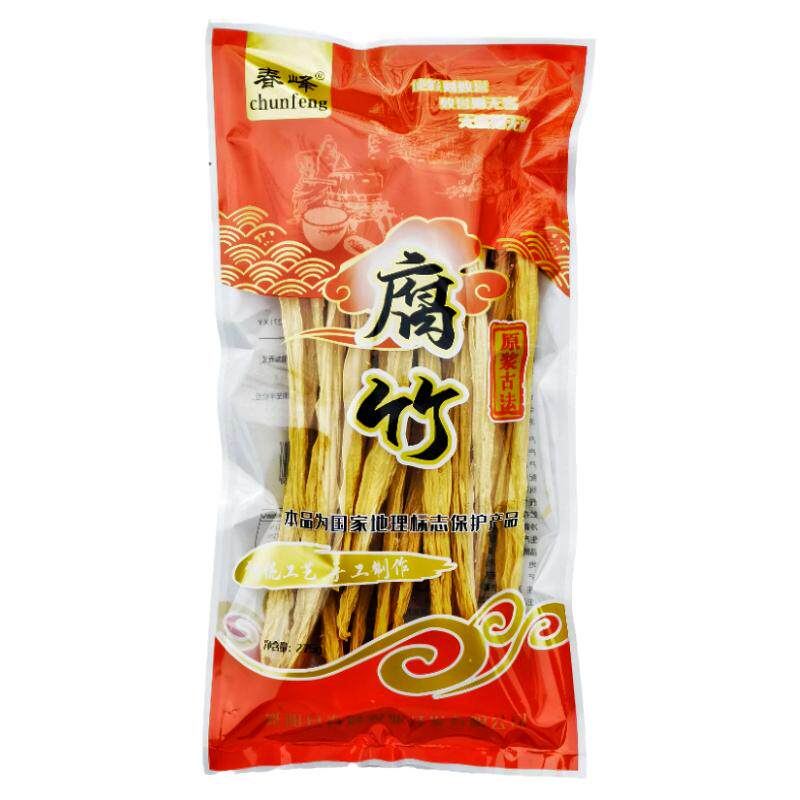 春峰河南农家手工头层腐竹无添加豆腐皮/腐竹/豆制品