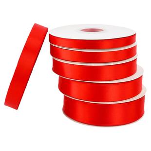 大红丝带缎带加密蛋糕彩带结婚红丝带包装涤纶带汽车飘带布条定制