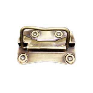 中式仿古箱扣樟木箱子五金纯铜配件老式锁扣拉手合页包角复古全套