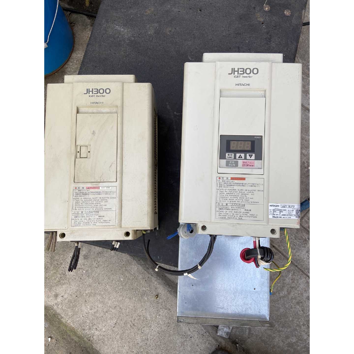 议价日立变频器JH300 8LF2原装拆机无修,实物成色如图,功
